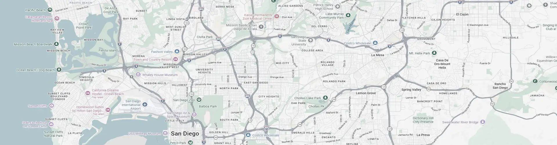 Map san diego